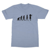 Evolution of Female Flute Players T-Shirt