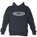 Flattened Spiral Hoodie-Hoodie-Denim-Mudchutney