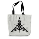 Tribal Star Tattoo Canvas Tote Bag