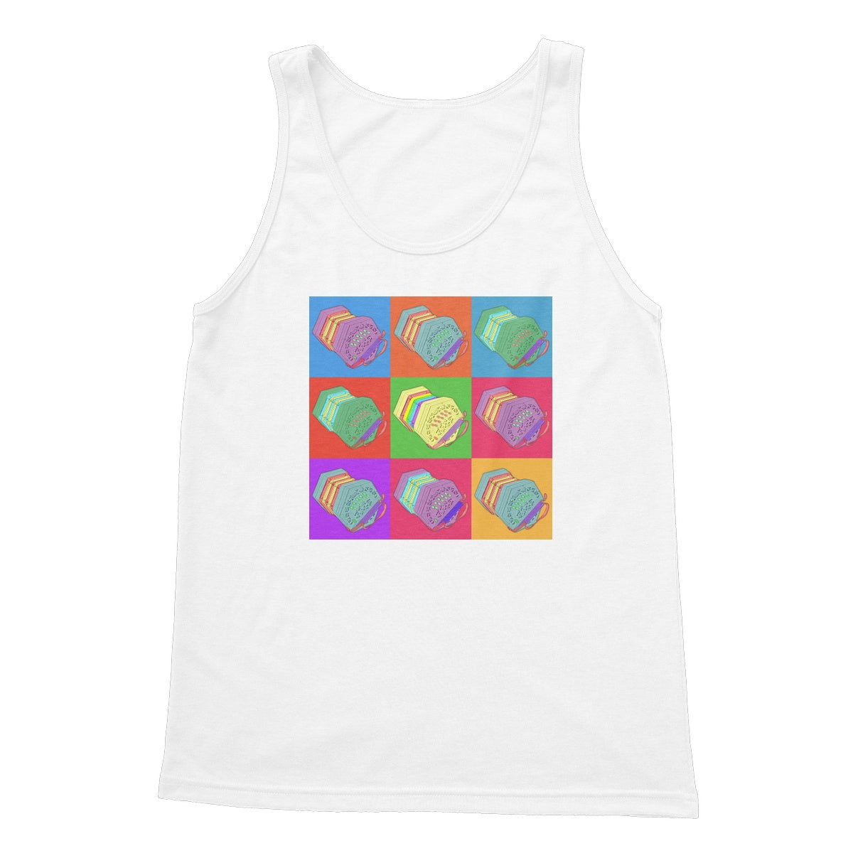 Warhol Style Concertinas Tank Top