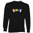 Rainbow Sound Wave Concertina Sweatshirt