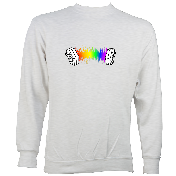 Rainbow Sound Wave Concertina Sweatshirt