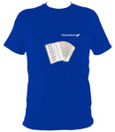 Manfrini Piano Accordion T-Shirt - T-shirt - Royal - Mudchutney