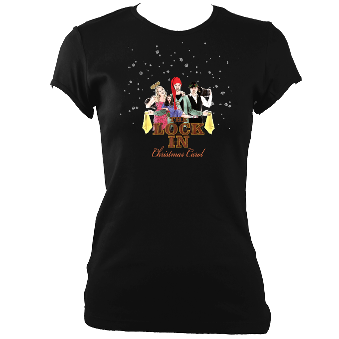 The Demon Barbers "The Lock In" Christmas Carol Fitted T-shirt