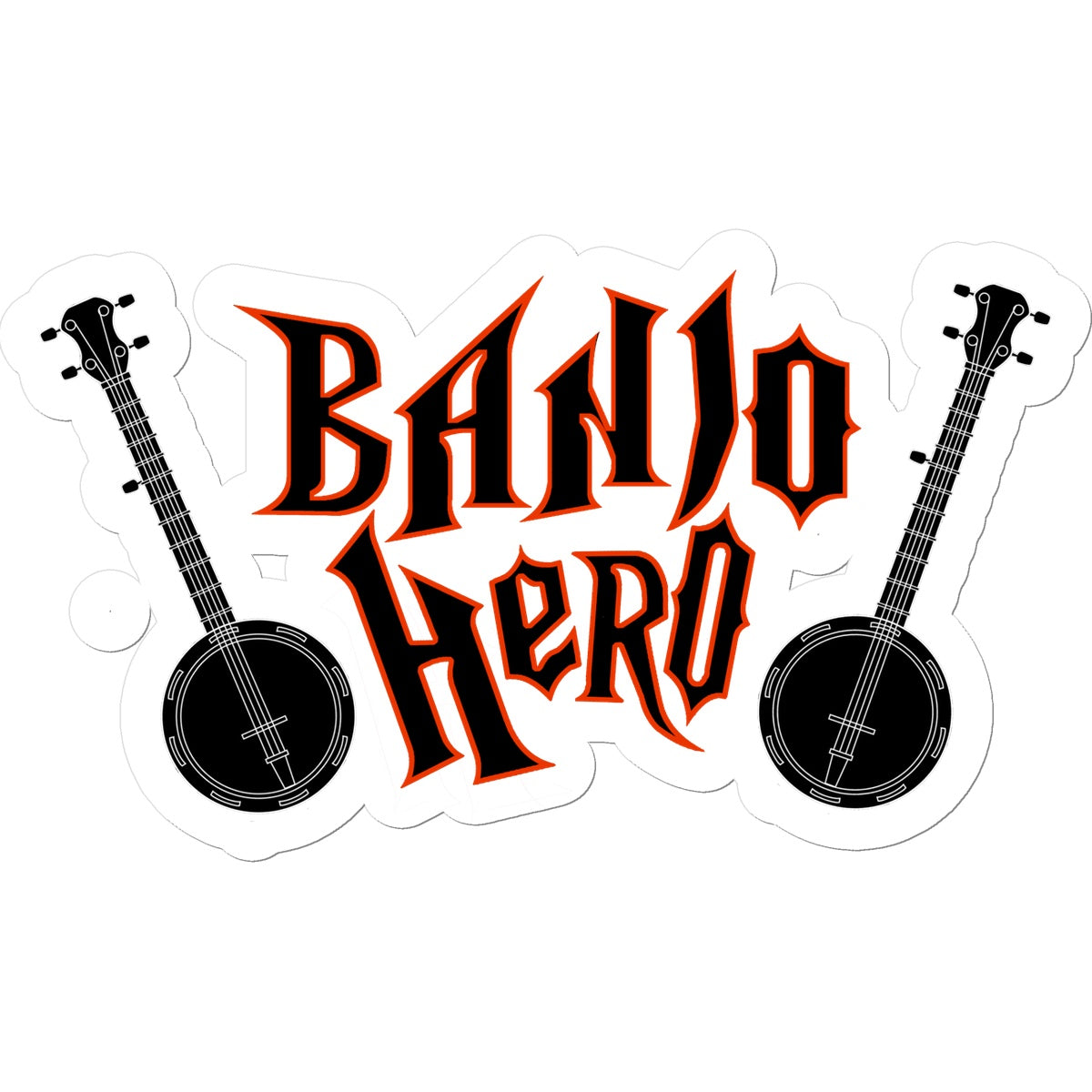 Banjo Hero Sticker