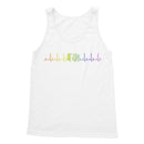 Rainbow Heartbeat Accordion Tank Top