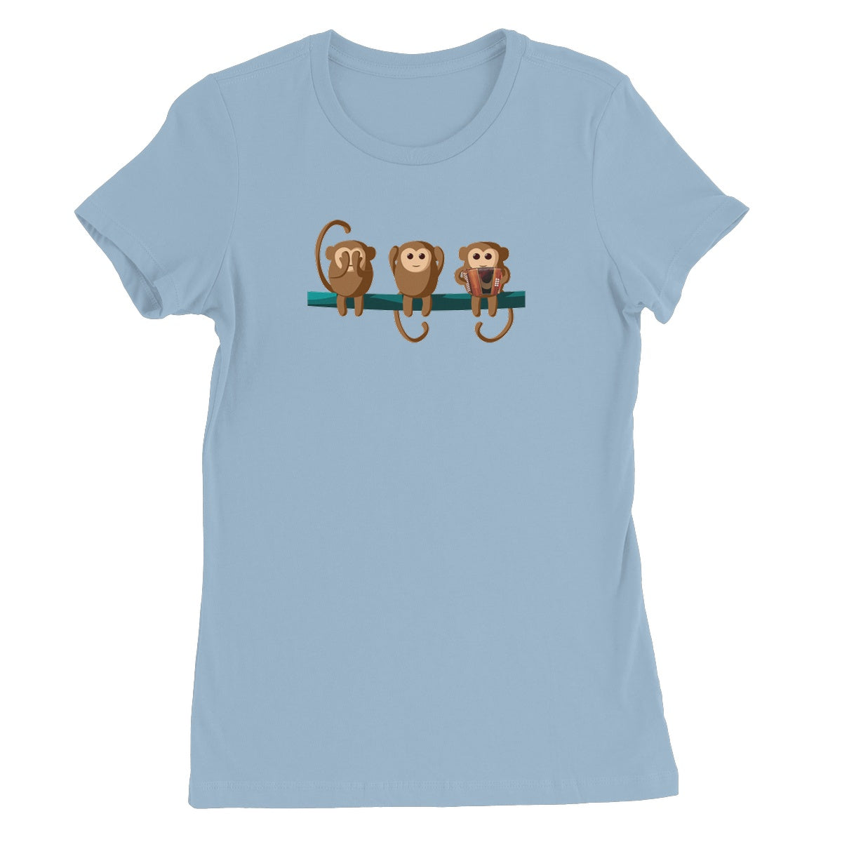 Play No Melodeon Monkeys Women's T-Shirt