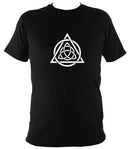 Triqueta Celtic Motif T-shirt - T-shirt - Black - Mudchutney