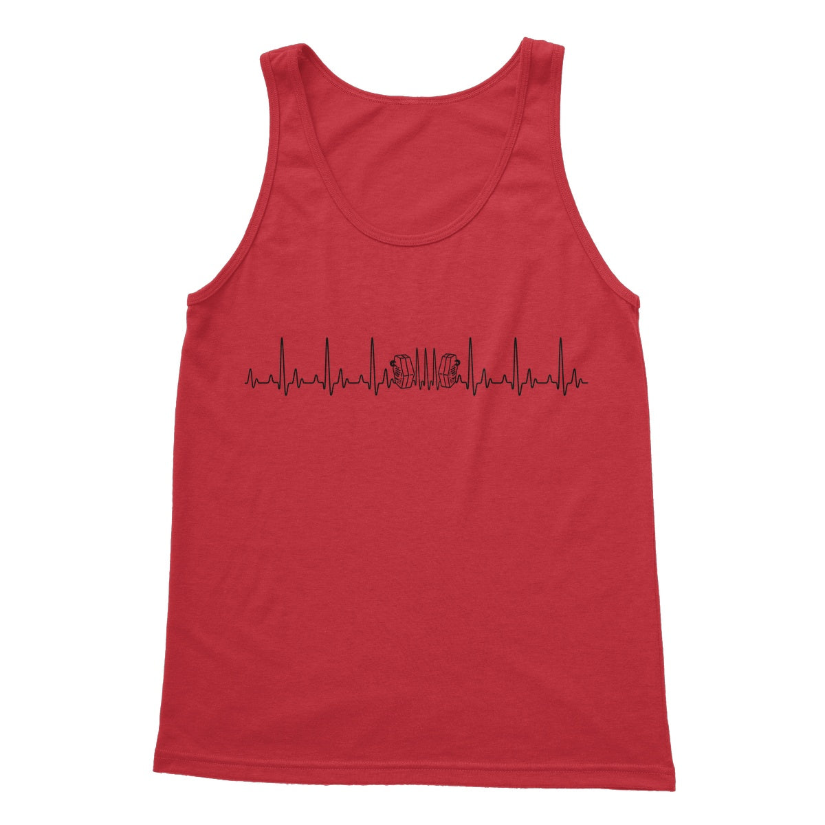 Heartbeat Concertina Tank Top