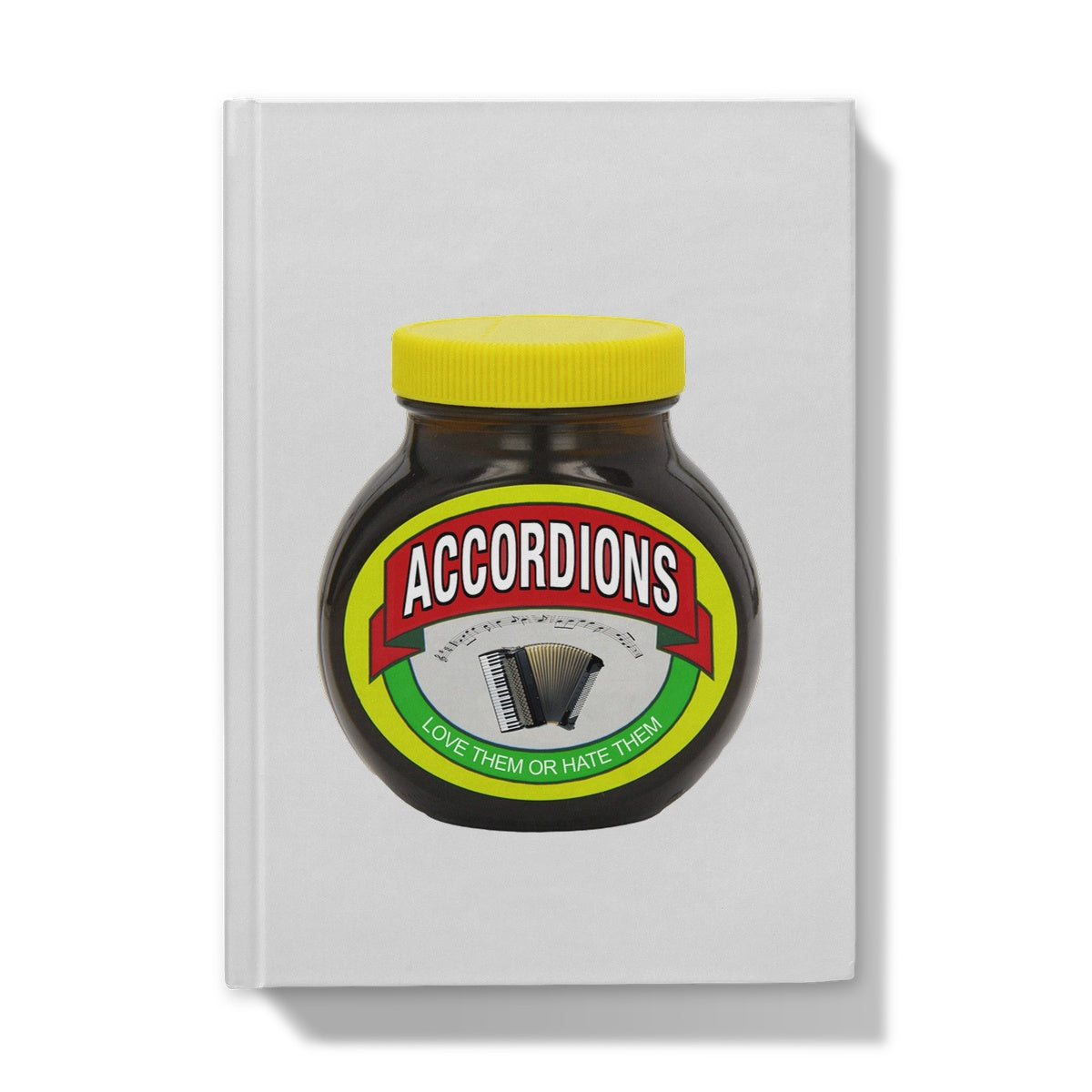 Love Hate Accordions Hardback Journal