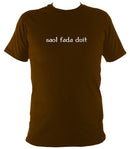 Irish Gaelic "Long Life to You" T-shirt - T-shirt - Dark Chocolate - Mudchutney