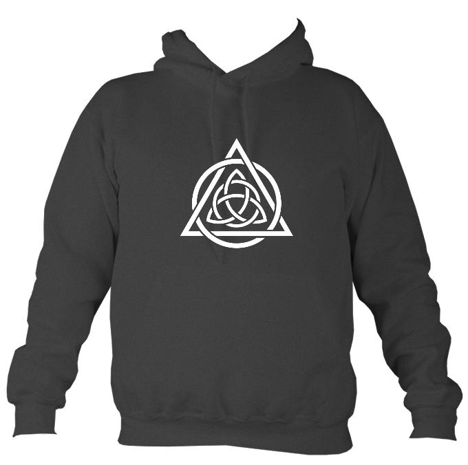 Celtic Triqueta Hoodie-Hoodie-Charcoal-Mudchutney