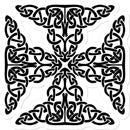 Complex Celtic Cross Sticker