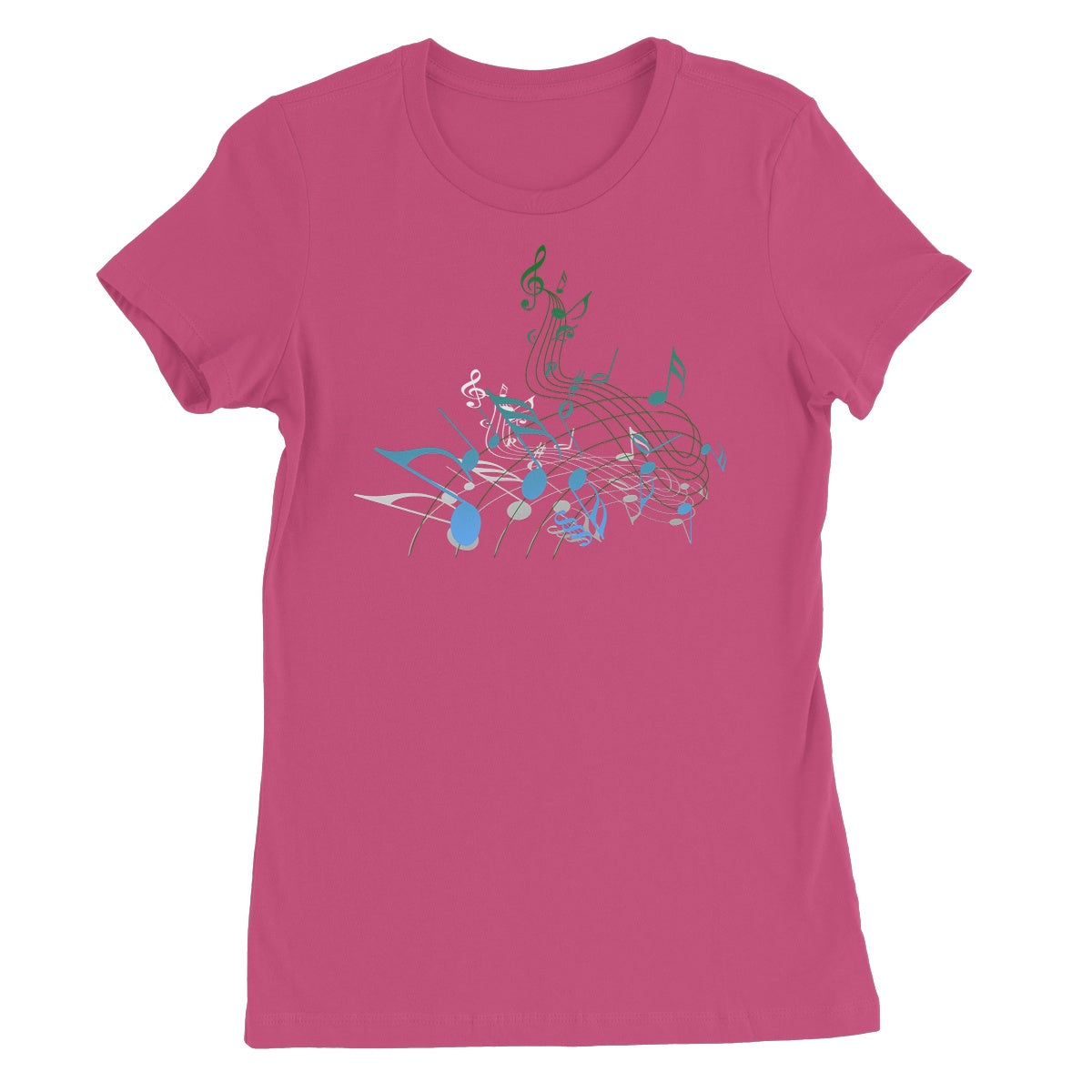 Abstract Music Score Women's T-Shirt