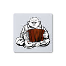 Accordion Playing  Buddha Coaster