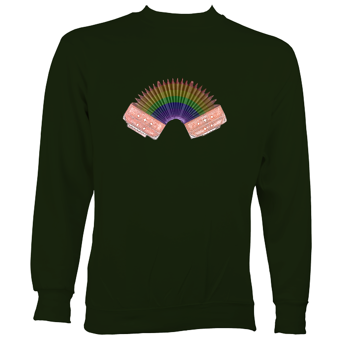 Rainbow Accordion Sweatshirt