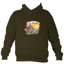 Danú Ten Thousand Miles Hoodie-Hoodie-Olive green-Mudchutney