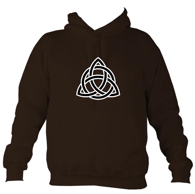 Triangular Celtic Knot Hoodie-Hoodie-Hot chocolate-Mudchutney