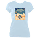 update alt-text with template Cambridge Folk Festival - Design 6 - Women's Fitted T-shirt - T-shirt - White - Mudchutney