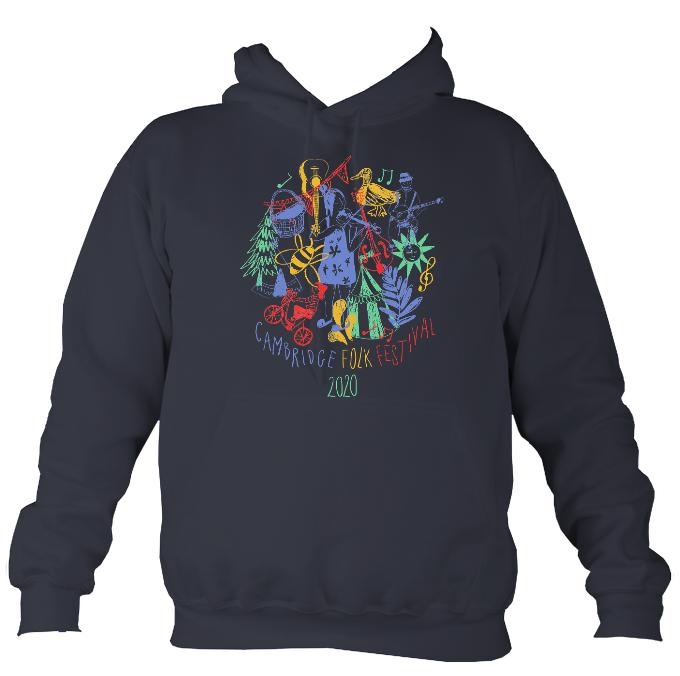 Cambridge Folk Festival - Design 9 - Hoodie-Hoodie-Denim-Mudchutney