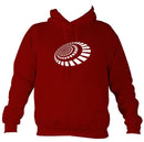 Spiral Blocks Hoodie-Hoodie-Red hot chilli-Mudchutney