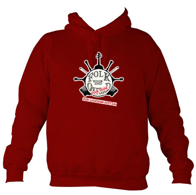 Folk Weekend: Oxford "2020 Lockdown Edition" Hoodie-Hoodie-Red hot chilli-Mudchutney