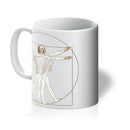 Da Vinci Vitruvian Man Accordion Mug