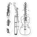 Fiddle Patent Sticker