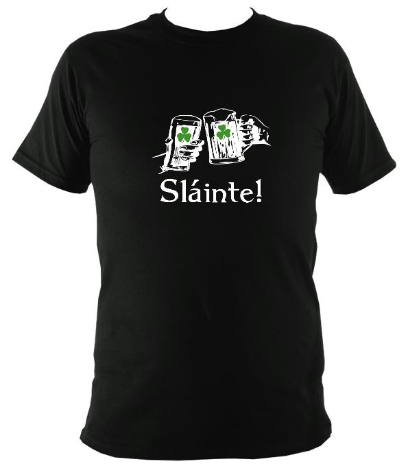 Irish Slainte T-shirt - T-shirt - Black - Mudchutney