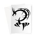 Dragon Tattoo Greeting Card