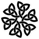 Celtic Flower Sticker