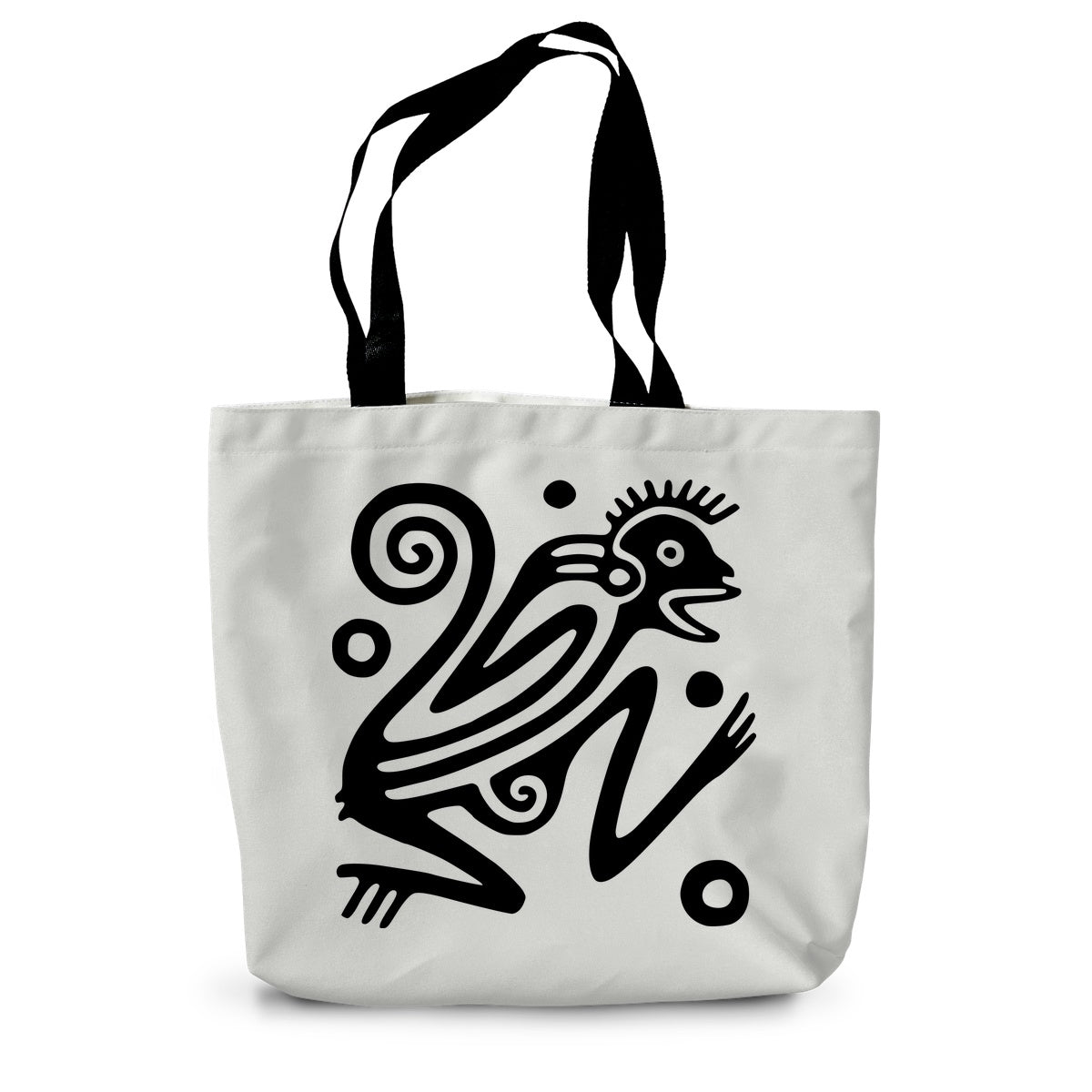 Mexican Motif Canvas Tote Bag