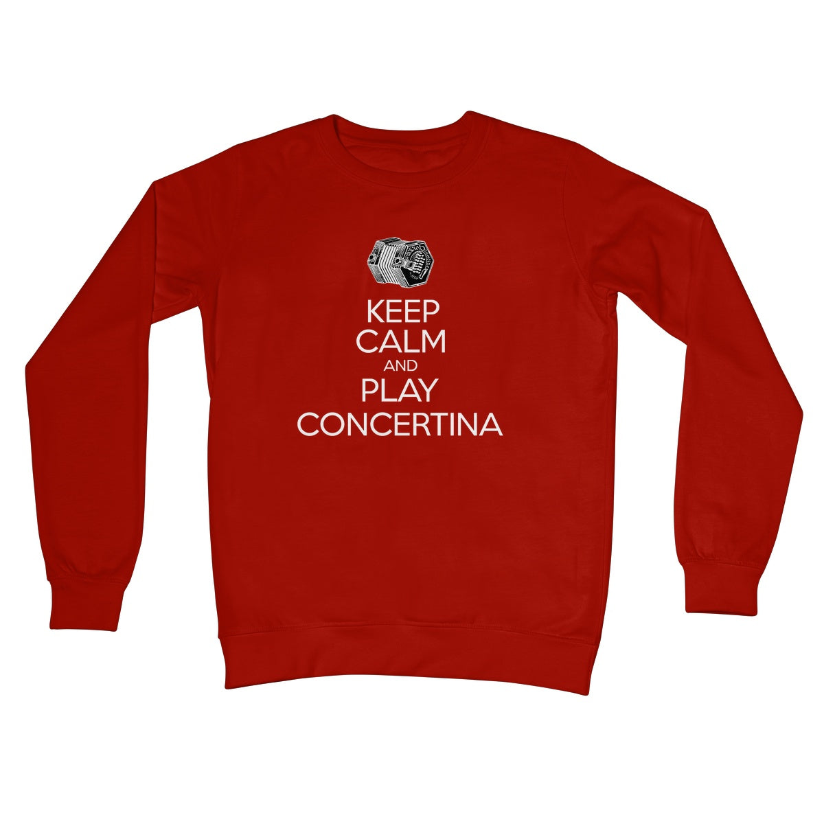 Keep Calm & Play English Concertina Sweatshirt