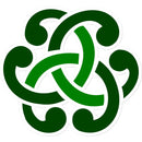 Green Celtic Knot Sticker