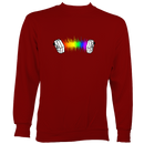 Rainbow Sound Wave Concertina Sweatshirt