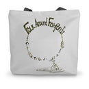 Folk around Fishponds Canvas Tote Bag