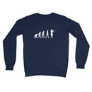 Evolution of Female Flute Players Sweatshirt