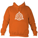 Celtic Triqueta Hoodie-Hoodie-Burnt orange-Mudchutney