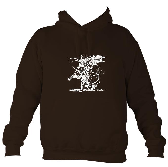 Fiddle Playing Goblin Hoodie-Hoodie-Hot chocolate-Mudchutney