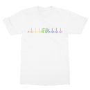 Rainbow Heartbeat Melodeon T-Shirt