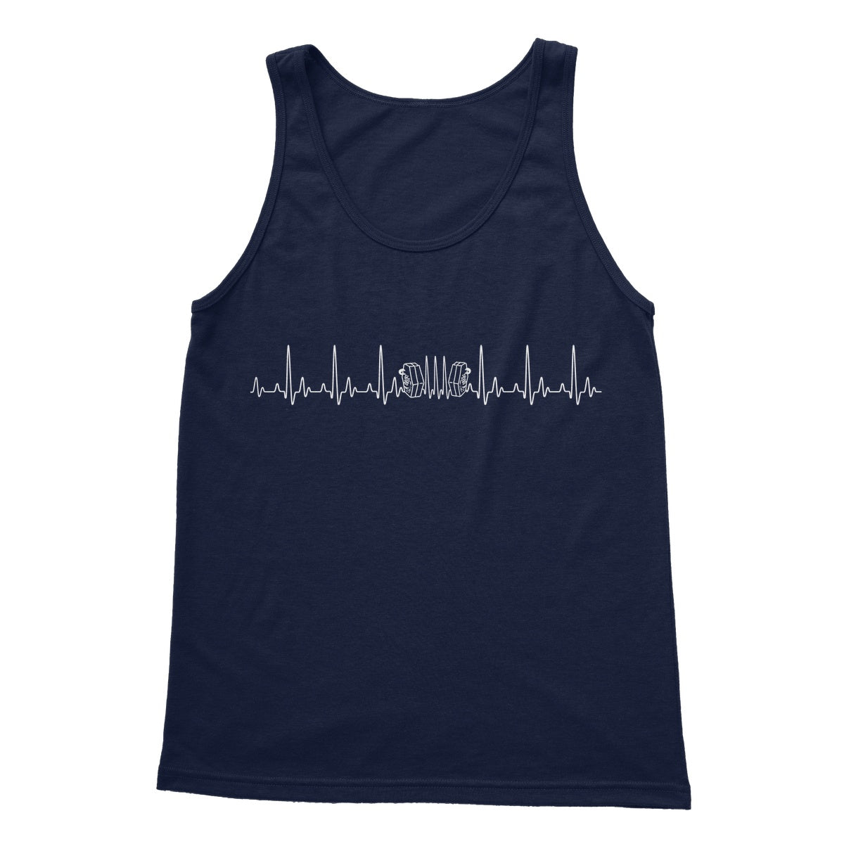 Heartbeat Concertina Tank Top