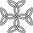 Celtic 4 sided knot Sticker