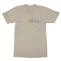 Rainbow Heartbeat Melodeon T-Shirt