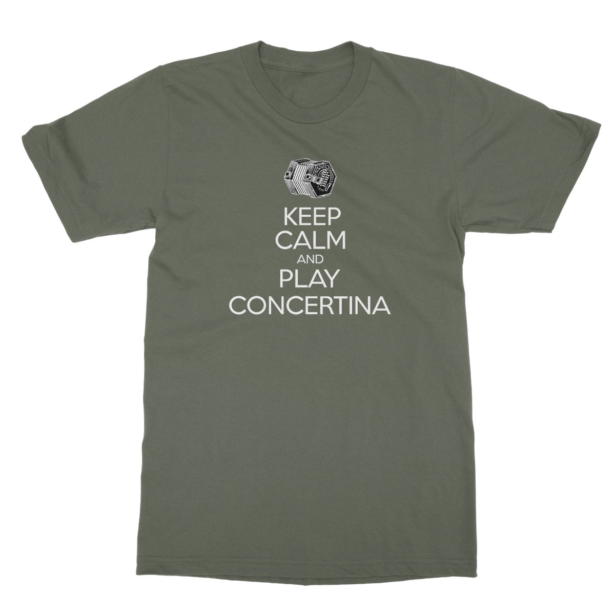 Keep Calm & Play English Concertina T-shirt