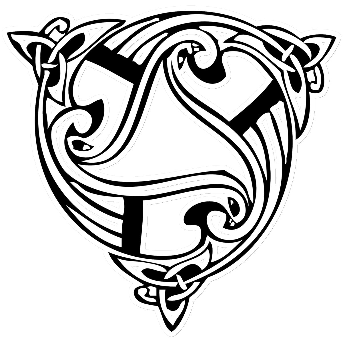 Victorian Celtic Knot Sticker