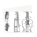 Fiddle Patent Greeting Card