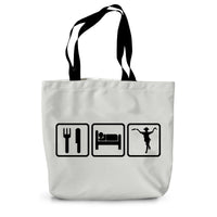 Eat Sleep & Morris Dance Canvas Tote Bag