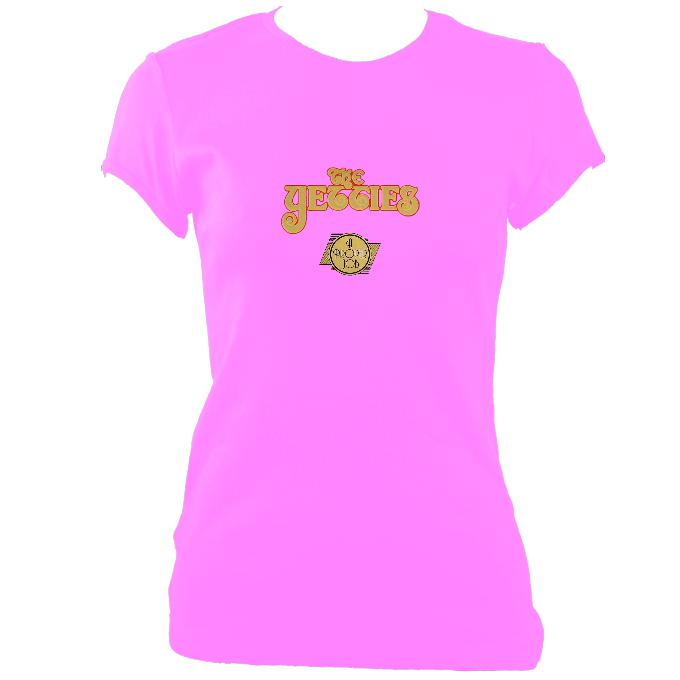 update alt-text with template The Yetties "Proper Job" Ladies Fitted T-shirt - T-shirt - Azalea - Mudchutney