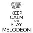 Keep Calm & Play Melodeon Sticker