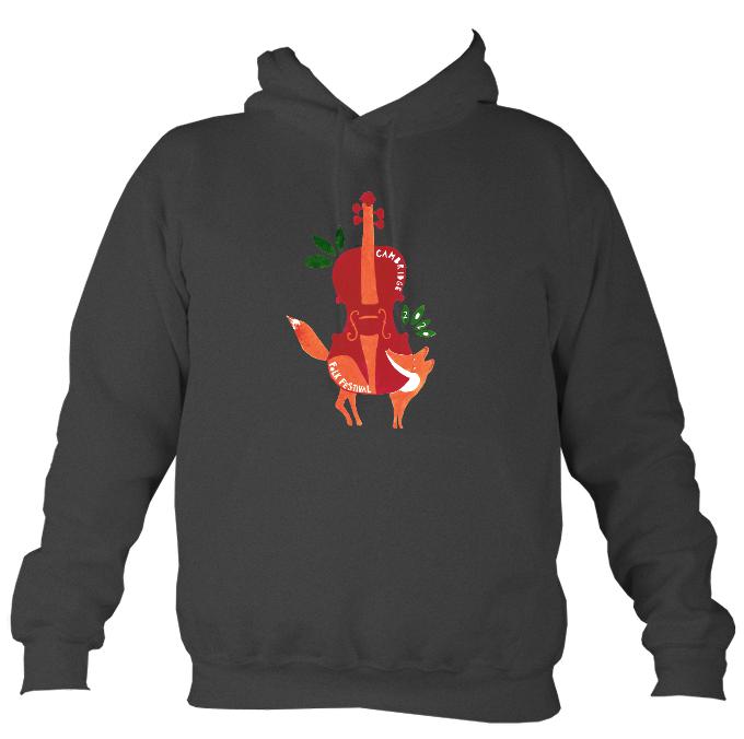 Cambridge Folk Festival - Design 3 - Hoodie-Hoodie-Charcoal-Mudchutney